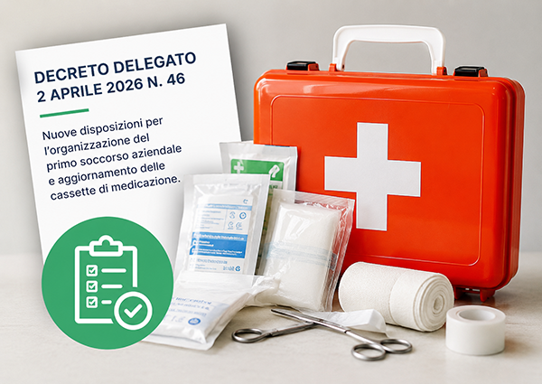 Nuove disposizioni per il primo soccorso aziendale e aggiornamento delle cassette di medicazione